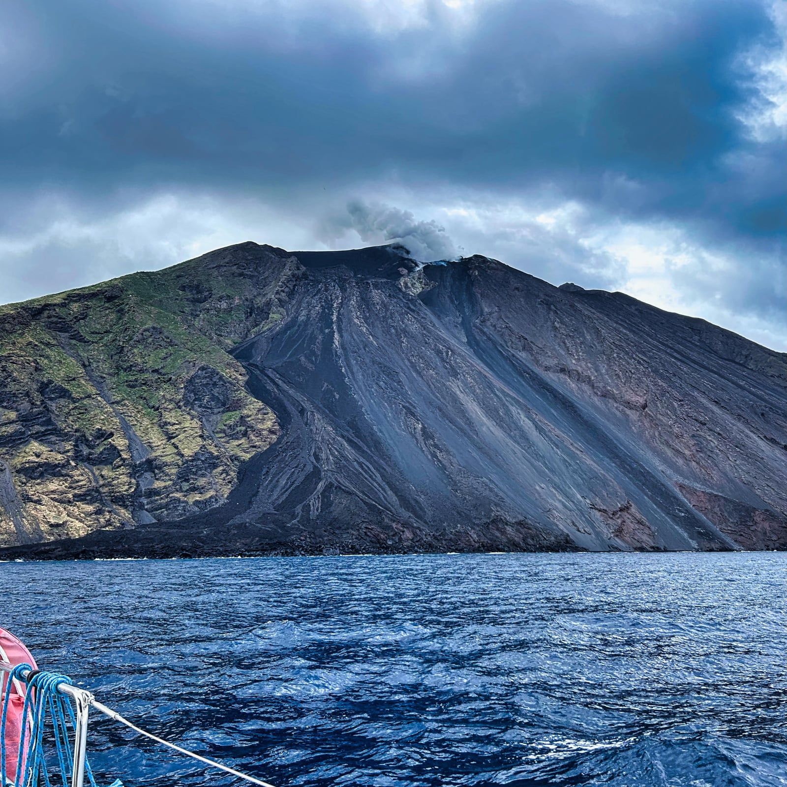 Vista di Vulcano di Stromboli